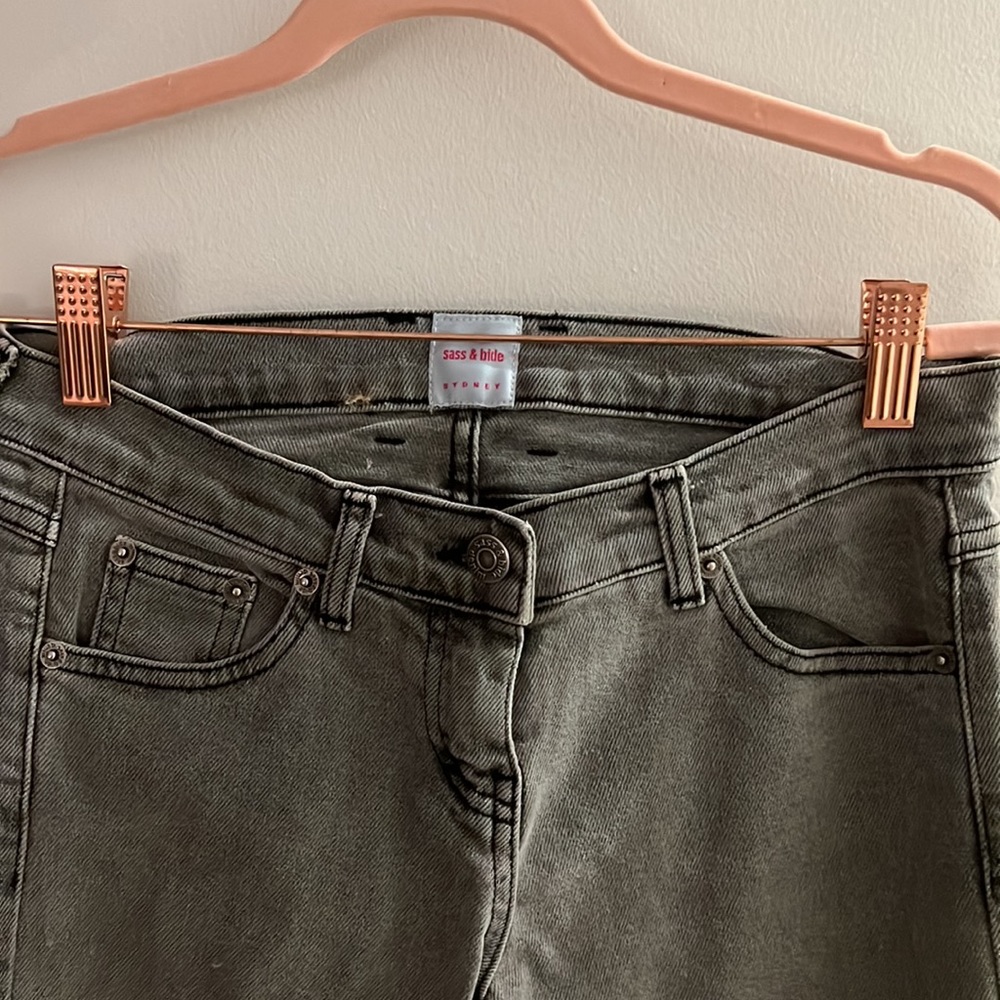 Sass and Bide Gray Skinny Jeans size 27 Emma Watson - Picture 3 of 6